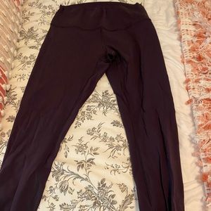 Dark purple size 10 Lululemon leggings